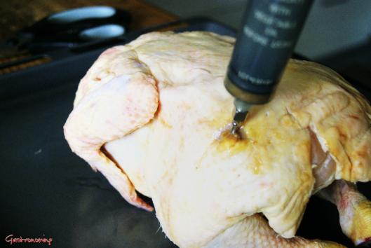Pollo entero asado