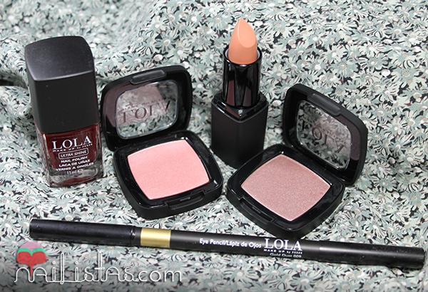 Coleccion It Girl Lola Make Up Swatches y review