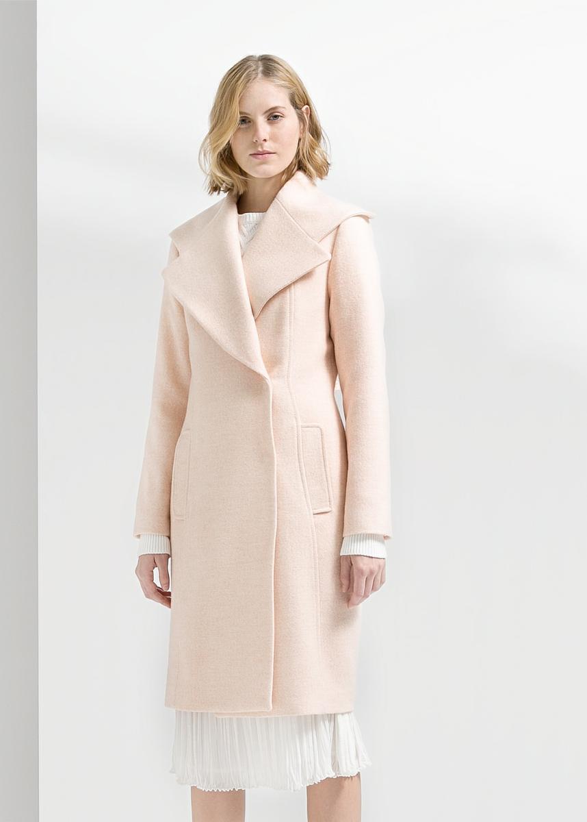 Abrigo lana maxi solapas