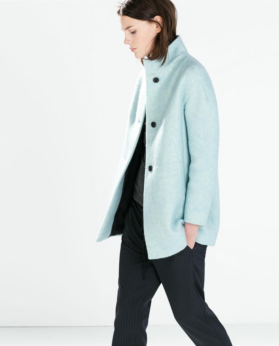 ABRIGO LANA CUELLO CHIMENEA