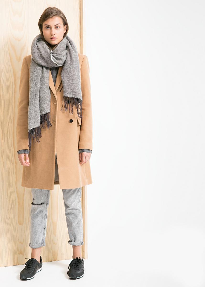 Abrigo doble botonadura