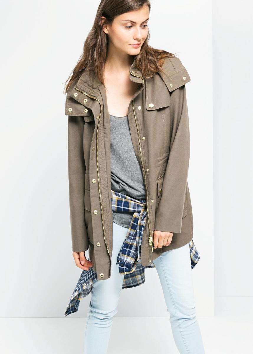 Parka militar tencel