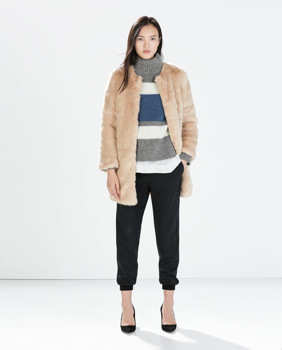 Imagen 1 de ABRIGO PELO de Zara