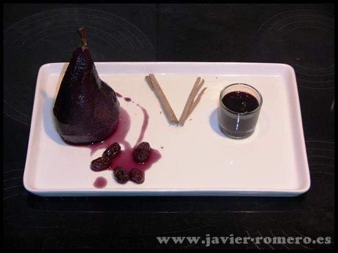 Peras al vino 010 Postres caseros 2, postres para disfrutar