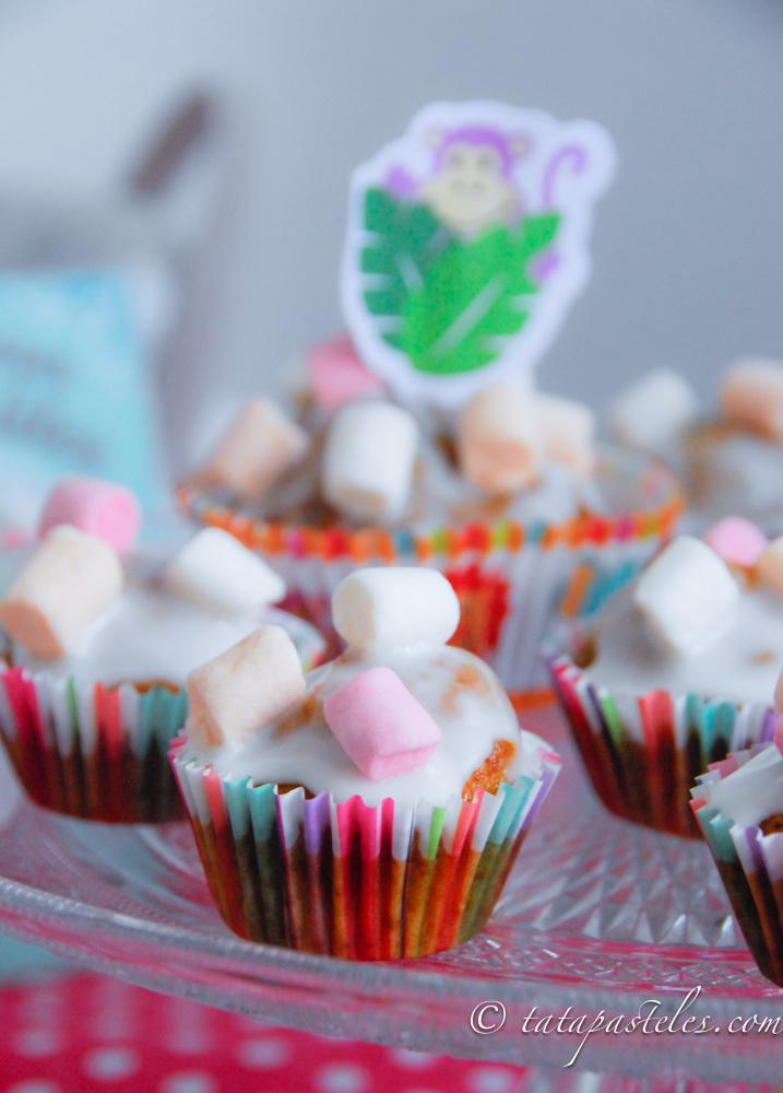 Cupcakes Vegetarianos con nubes