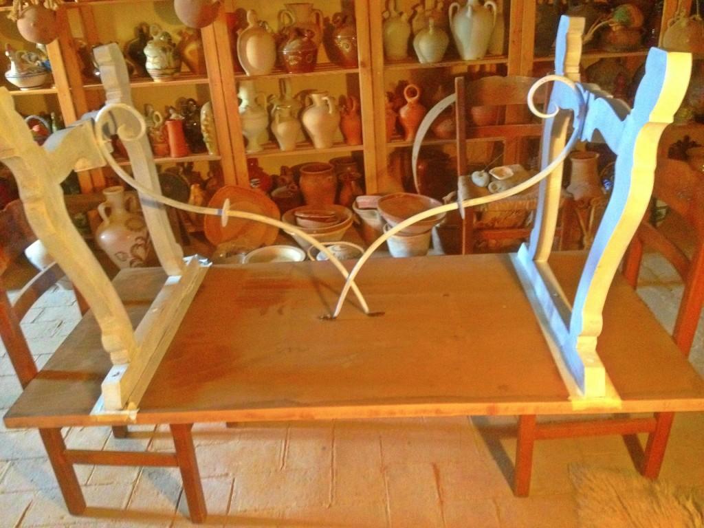 IMPRIMACION MESA RUSTICA RESTAURADA