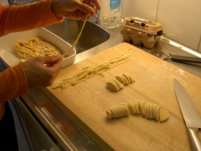 Abriendo los rollitos