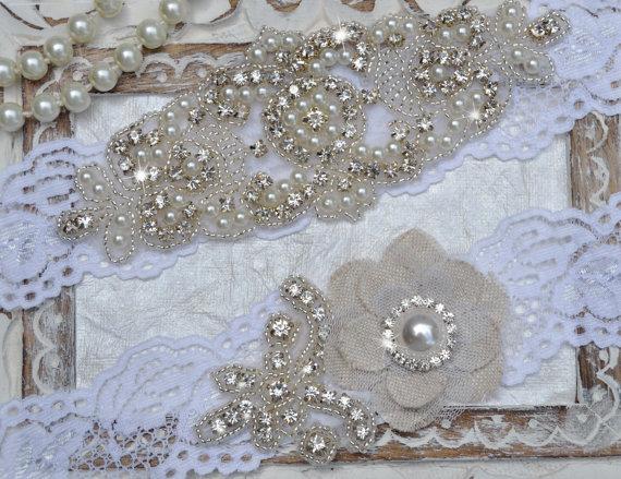 Liga vintage con pedrería 