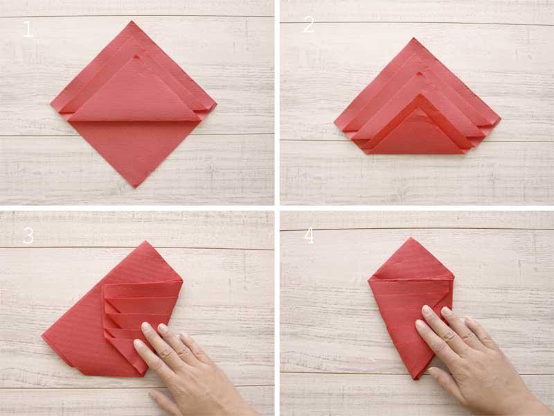 cómo doblar servilletas