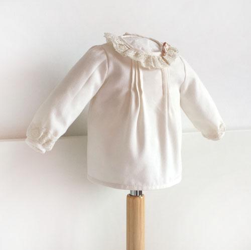 Blusa bebé con manga