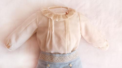 Blusa bebé con manga