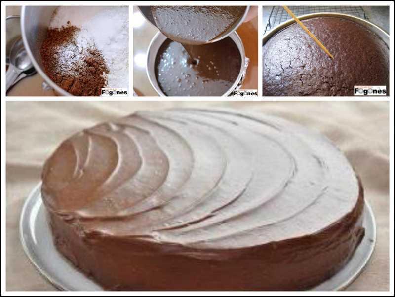Receta tarta de chocolate facil Postres caseros 3, placer para los sentidos