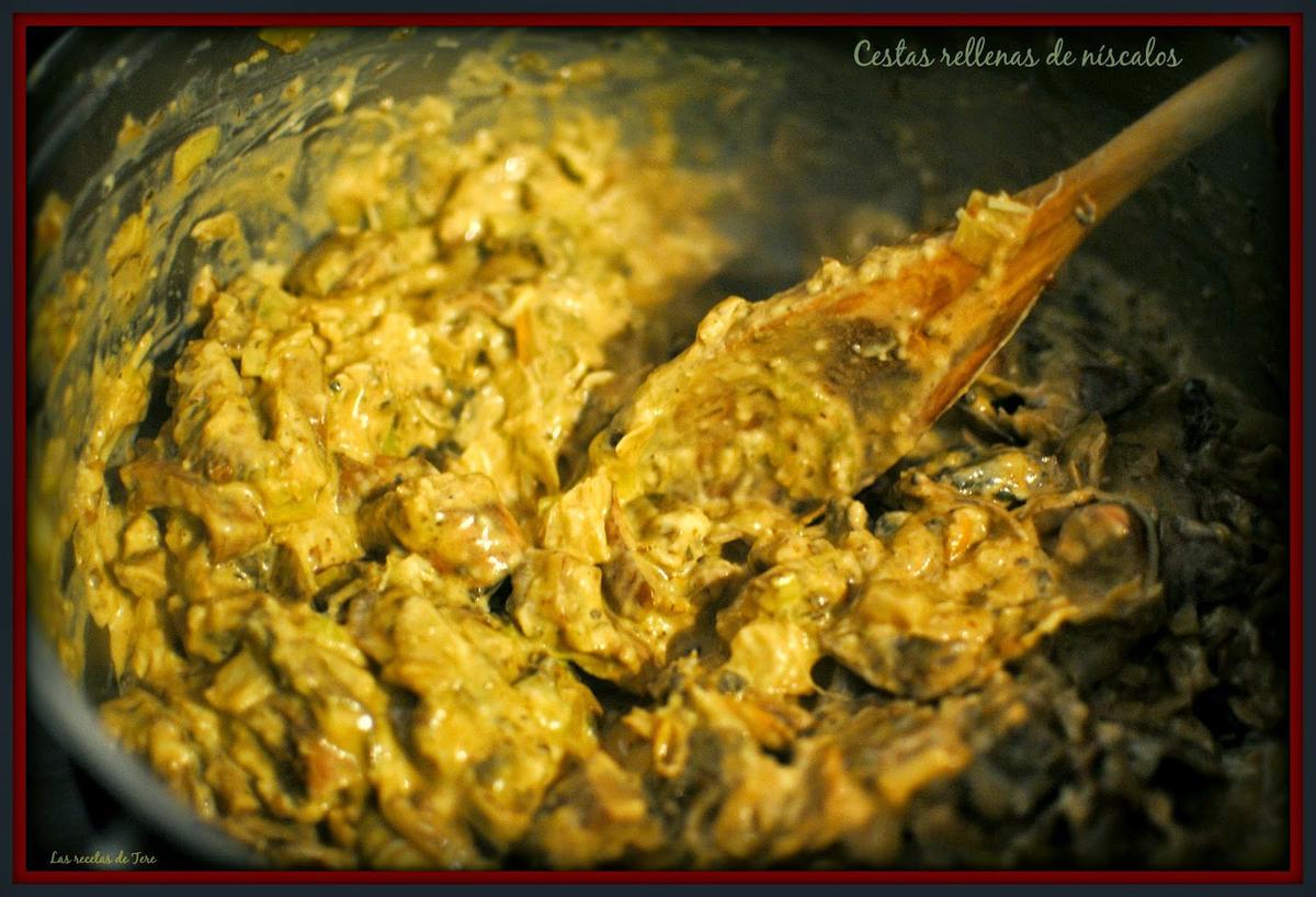 cestas rellenas de níscalos las recetas de tere 03