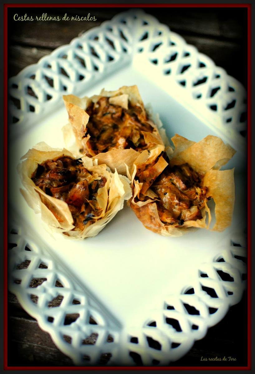 cestas rellenas de níscalos las recetas de tere 04