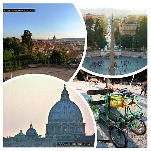 Disfruta de los miradores entre Plaza Spagna y Villa Borghese
