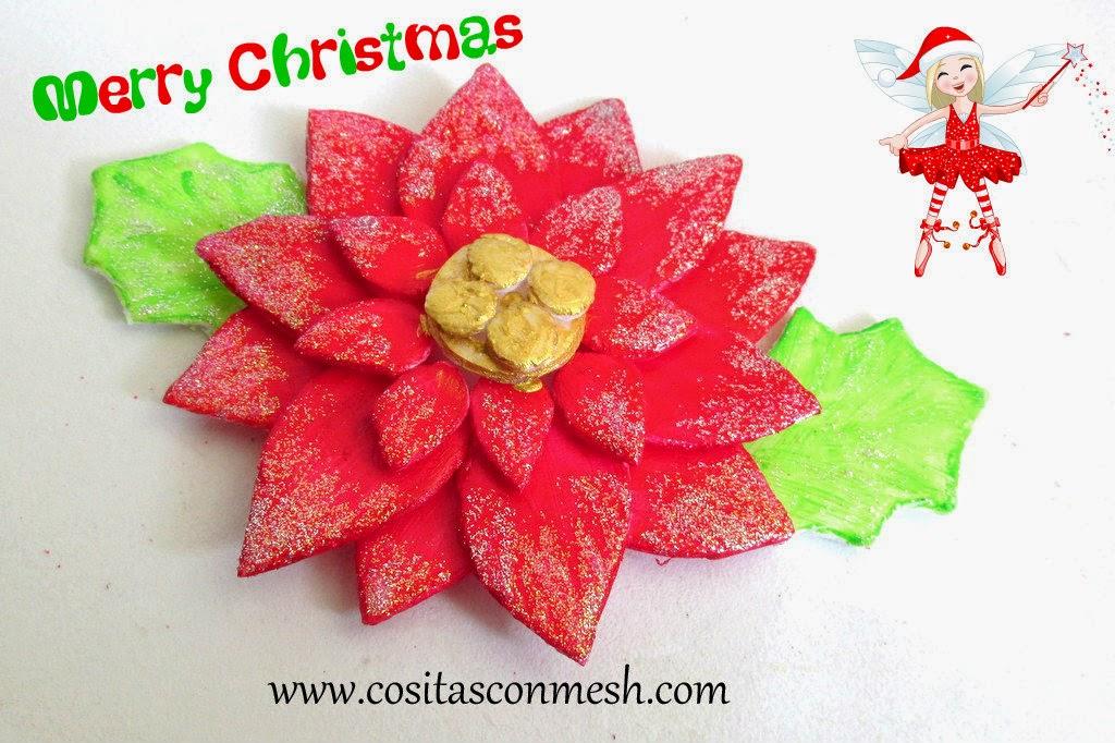 adorno navidad con bandeja corcho