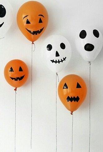 manualidades-faciles-halloween-globos