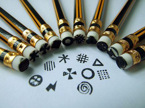 sellos hechos con goma ded