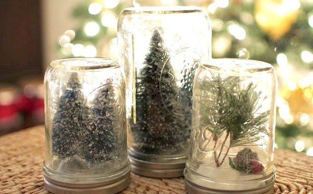 diy bola de nieve navidad