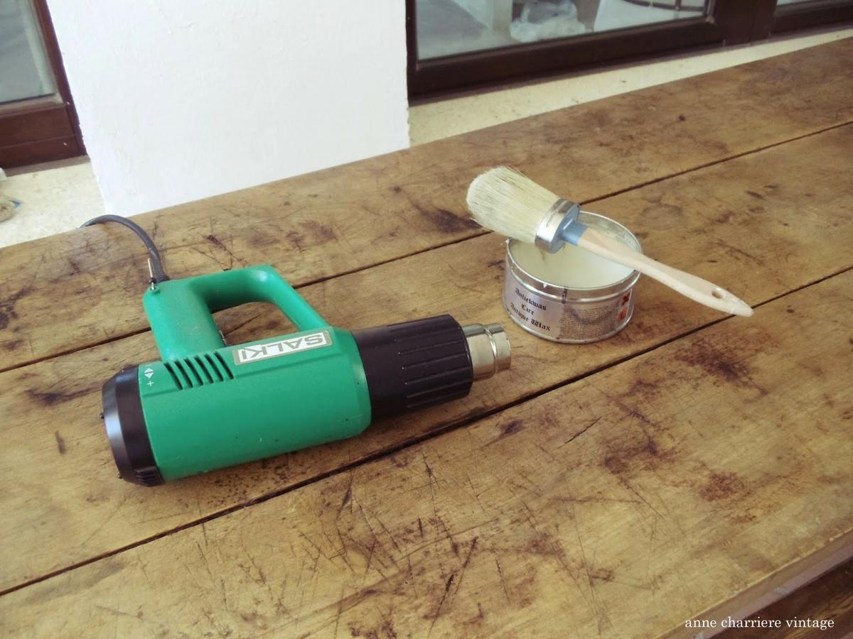 anne charriere vintage, encerado mesa, Ana y Cristina Calderón, Bilbao,