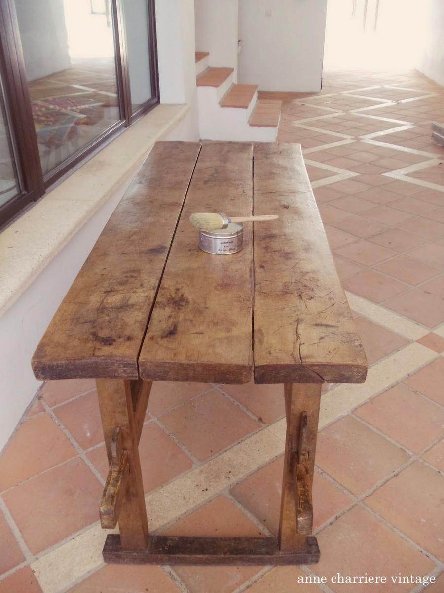 anne charriere vintage, encerado mesa, Ana y Cristina Calderón, Bilbao,