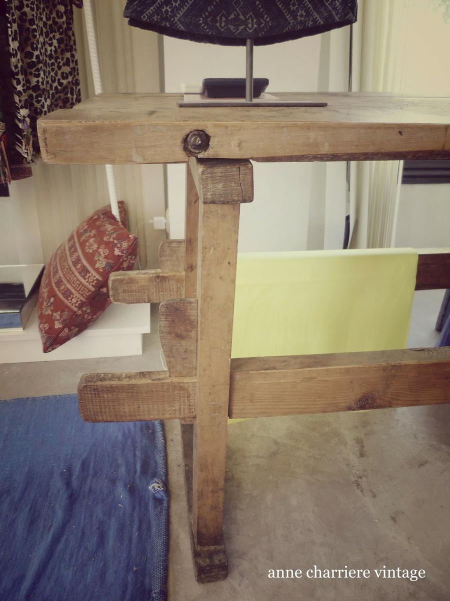 anne charriere vintage, encerado mesa, Ana y Cristina Calderón, Bilbao,