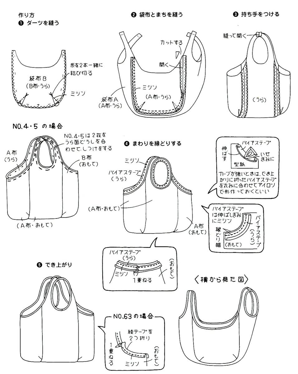 bolsa reversible patron