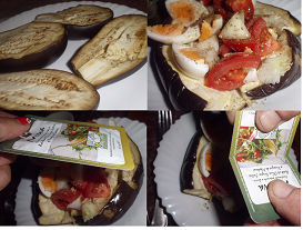 ensalada tibia de berenjenas