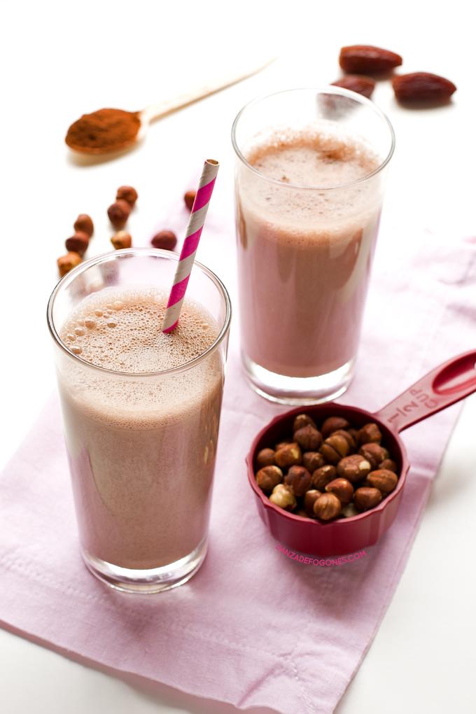 Leche de avellanas y cacao | danzadefogones.com #danzadefogones