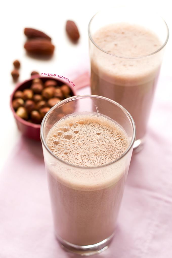 Leche de avellanas y cacao | danzadefogones.com #danzadefogones