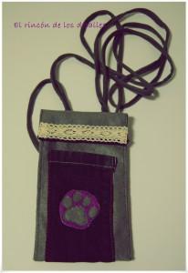 Bolso fieltro y tela vaquera 2