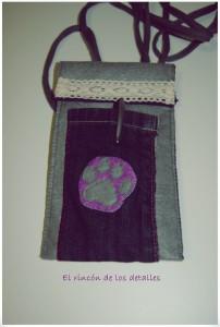 Bolso fieltro y tela vaquera 1
