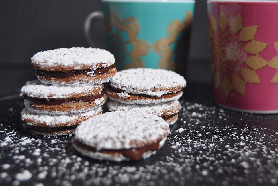 Macarons rellenos de chocolate muy fáciles