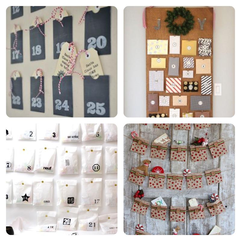 calendarios de adviento murales con sobres