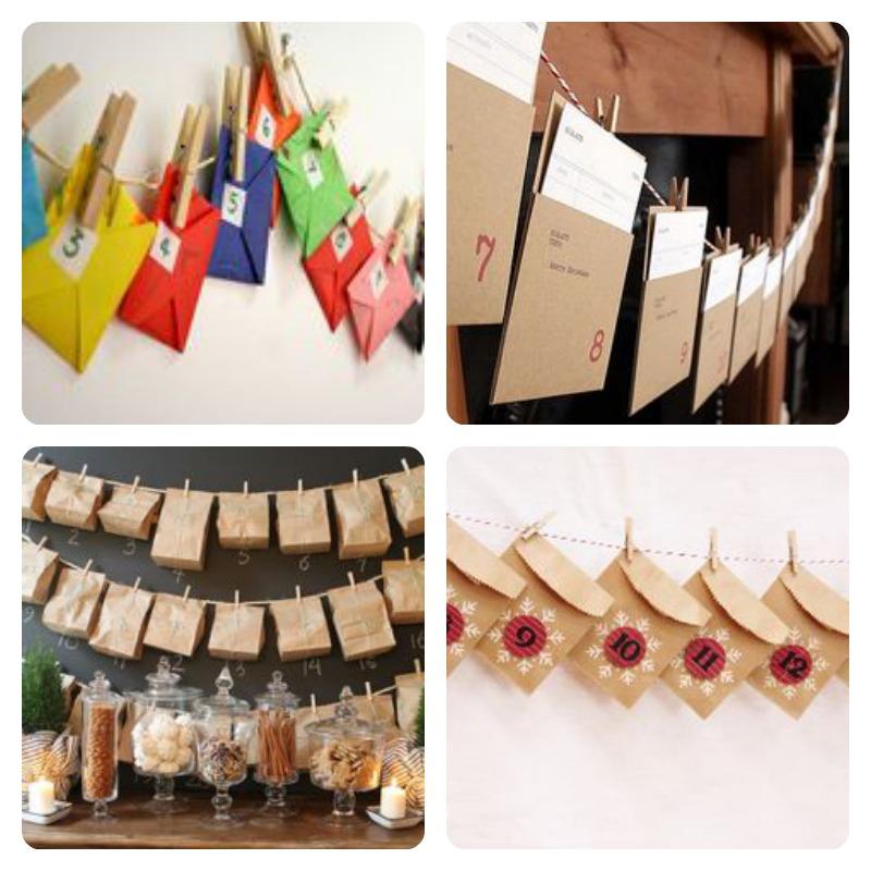 calendarios de adviento colgantes