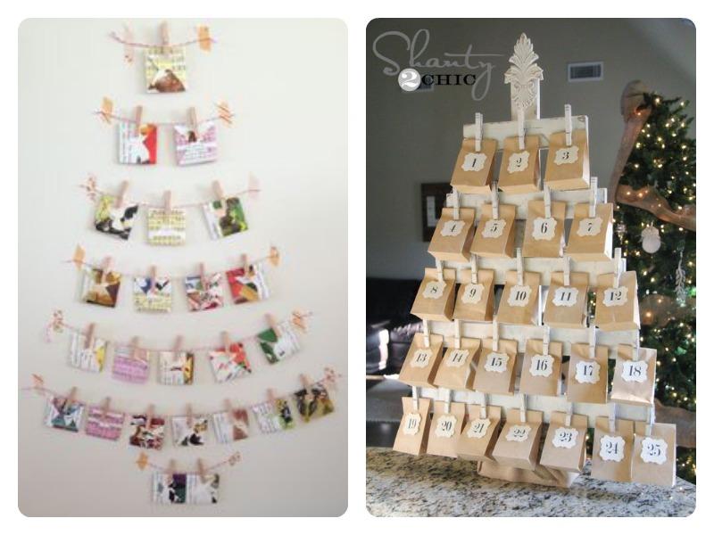 calendario de adviento sobres