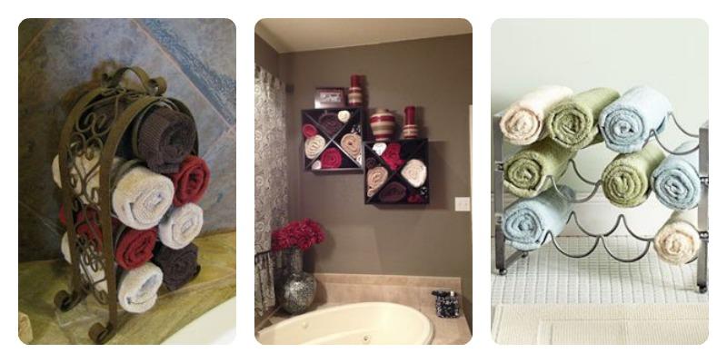 otro tipo de toalleros con botellero