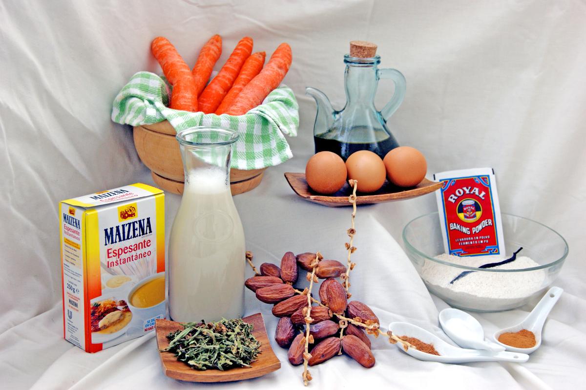 pastel de zanahoria sano