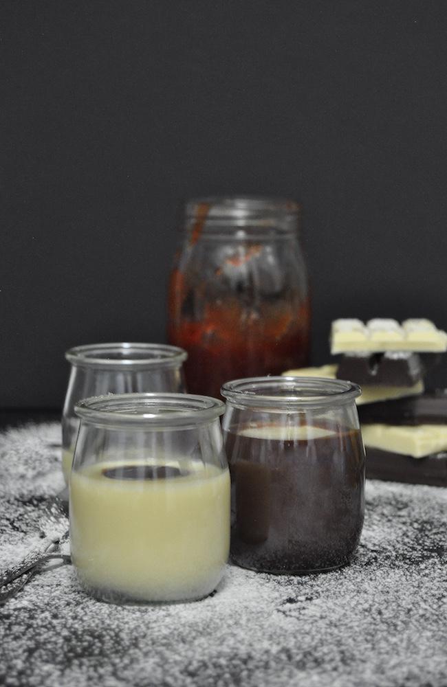 Crema de dos chocolates