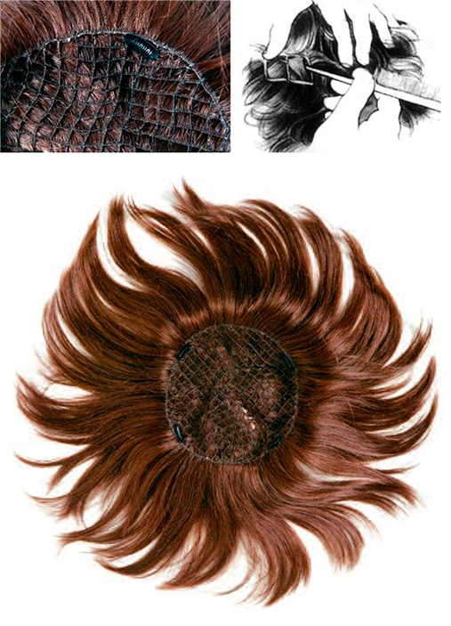 Detalle protesis standar cabello natural Capel-lo