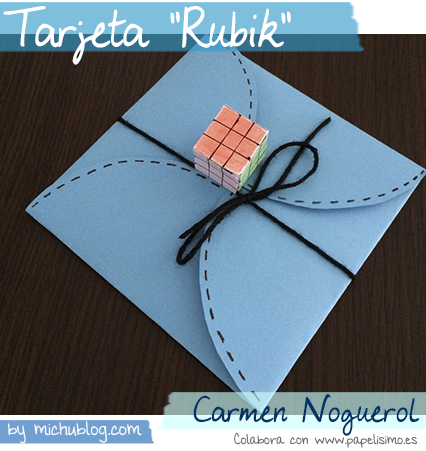 manualidades faciles tarjeta felicitacion rubik