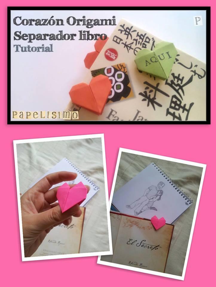 manualidades faciles corazon papel origami