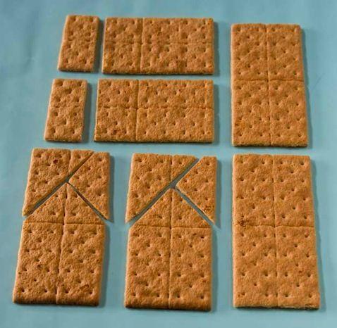 Instructions for making a Graham Cracker Gingerbread house.