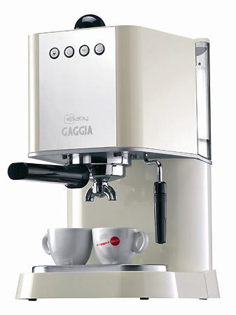 Gaggia Baby de color marfil