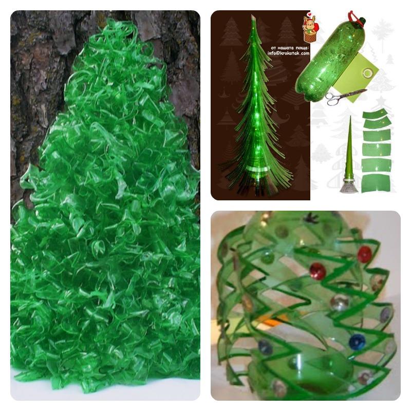 operador Relativo Comenzar Árbol de Navidad hecho con botellas de plástico | Manualidades