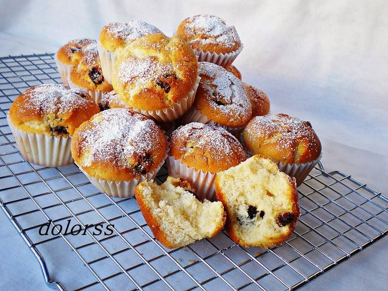 Magdalenas de ar ndanos deshidratados Magdalenas y muffins caseros