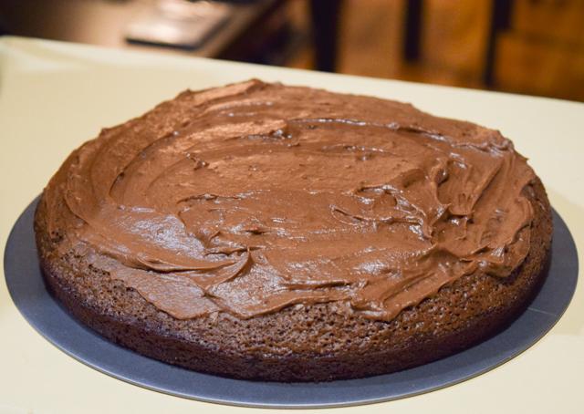 Bizcocho de chocolate, para días "me como el mundo yo solit@"