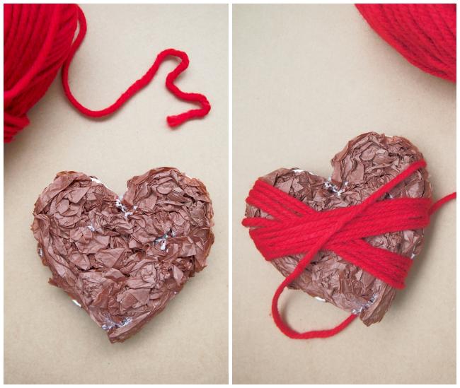 DIY: un porta alianzas con forma de corazón