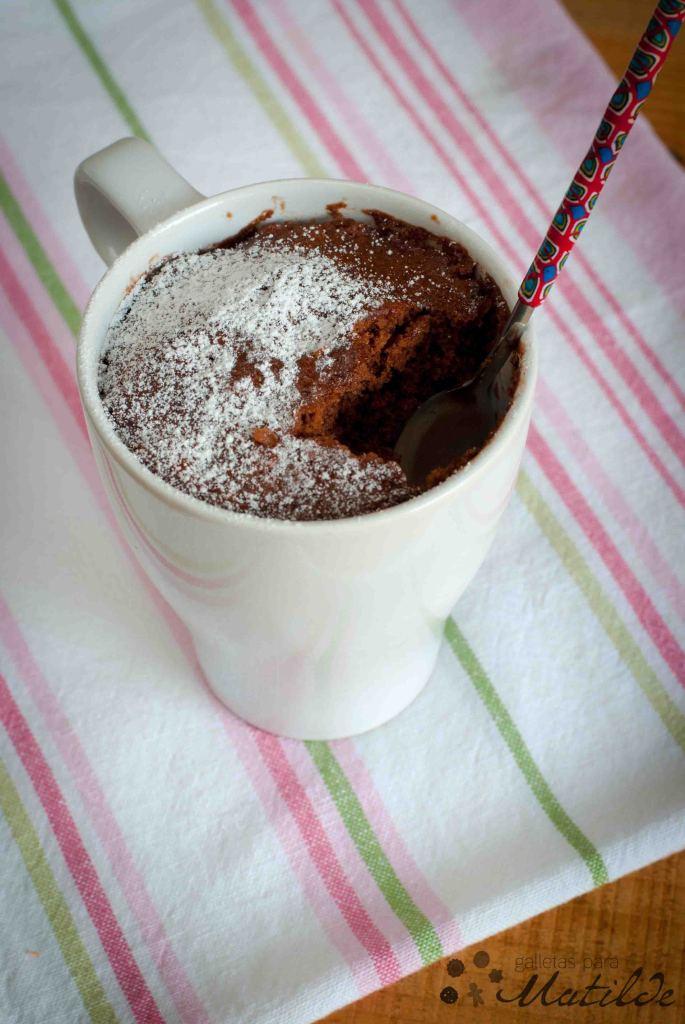 Mug cake de chocolate