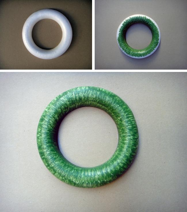 diy corona de navidad